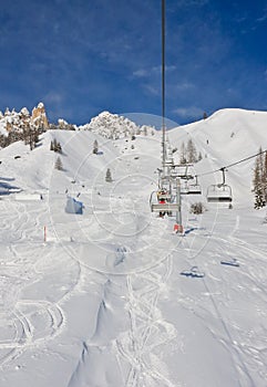 Ski resort of Selva di Val Gardena, Italy