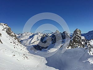 Ski Resort St. Anton am Arlberg, Austria