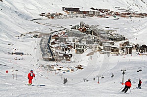 Ski resort Tignes. France