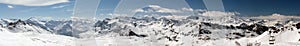 Ski resort Tignes panorama photo