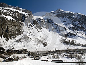 Ski resort Tignes, Val d'Isere