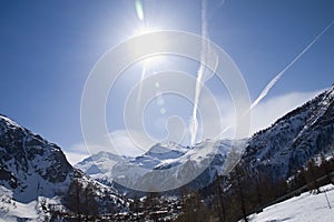 Ski resort Tignes, Val d'Isere