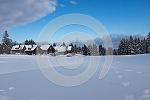 The ski resort Torfhaus, Germany