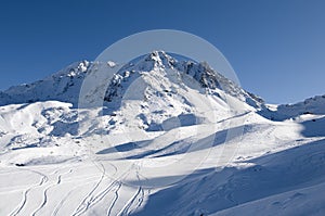 Ski resort, Val Thorens, France