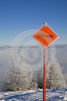 Ski route