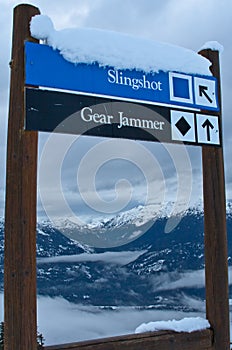 Ski Sign