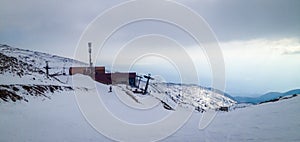 Ski slope mount Hermon