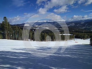 Ski slopes photo