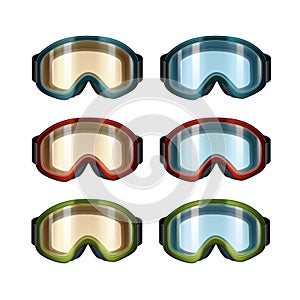 Ski snowboard goggles