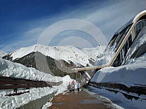 Ski, snowboard resort