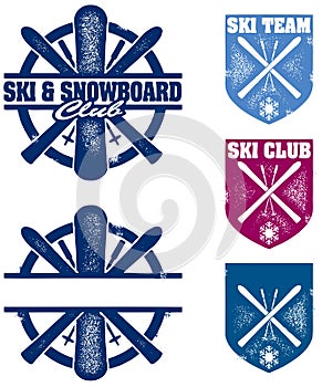 Ski and Snowboard Team Graphics