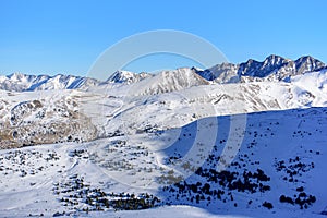 Ski Station Grandvalira of Canillo, Andorra