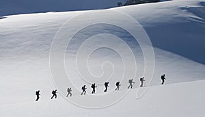 Ski touring photo