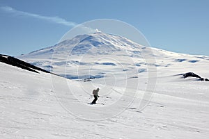 Ski touring in Antarctica