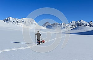 Ski touring in Lapland