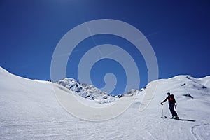 Ski touring petit combin verbier switzerland