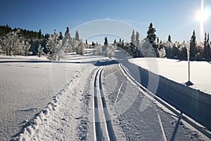 Ski trails