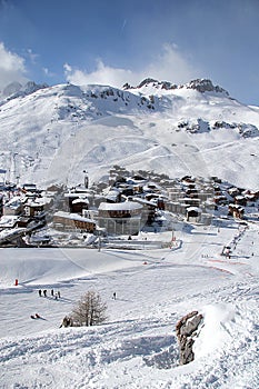 Ski village photo