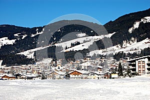 Ski Village in Austrian Alps