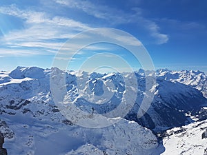 Ski- Winter - Switzerland - Mountains photo