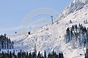 Ski zone Vitosha, Bulgaria photo