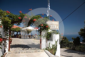 Skiathos' famous Panorama Pizza Restaurant