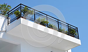 Skiathos Greek Island House Facade