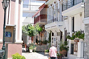 Skiathos Greek Island Street View