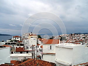 Skiathos island in septembre