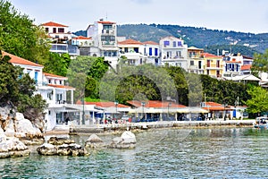 Skiathos town on the Skyathos island, Greece