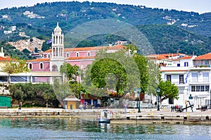 Skiathos town on the Skyathos island, Greece