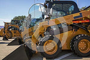 Skid steer loader photo