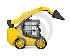 Skid-steer Loader Isolated