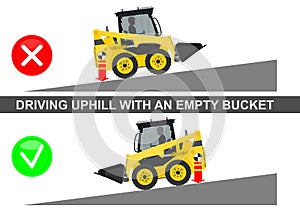 Skid steer loader safety