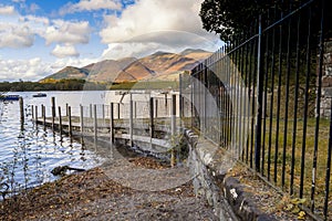 Skiddaw from Derwent water near Keswick photo