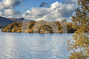 Skiddaw from Derwent water near Keswick photo