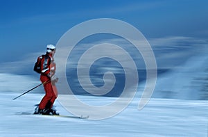 Skier in action 5