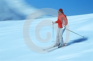 Skier in action 6