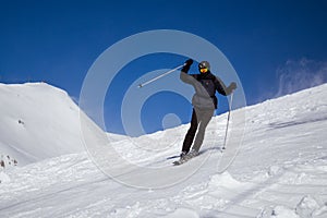 Skier in Gudauri Ski Resort