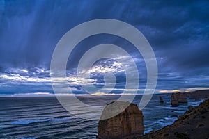 Skies over Twelve Apostles Port Campbell National Park, Victoria, Australia