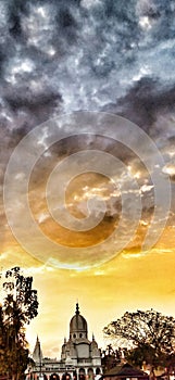 Skies among the workship