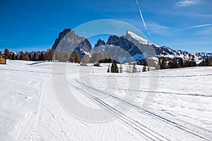 The skiing area Groeden