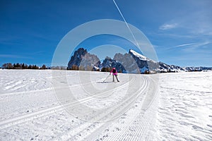 The skiing area Groeden