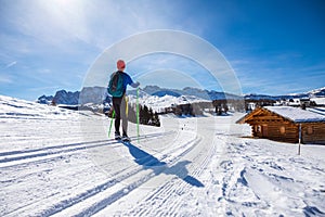 The skiing area Groeden