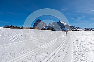 The skiing area Groeden