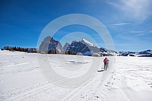 The skiing area Groeden