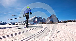 The skiing area Groeden