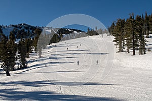 Skiing in Heavenly Valley