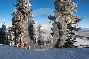 Skiing in Heavenly Valley