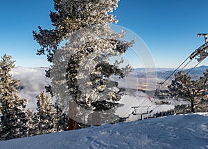 Skiing in Heavenly Valley